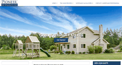 Desktop Screenshot of pioneermortgagecorp.com